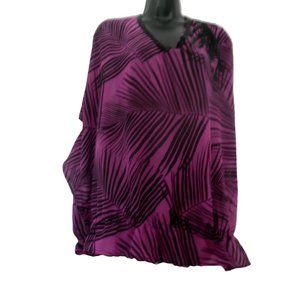 Women’s Lane Bryant patterned Beaded, Tunic Size 22/24,  Babydoll Smock